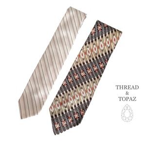 Vintage Givenchy Neckties Ties Silk